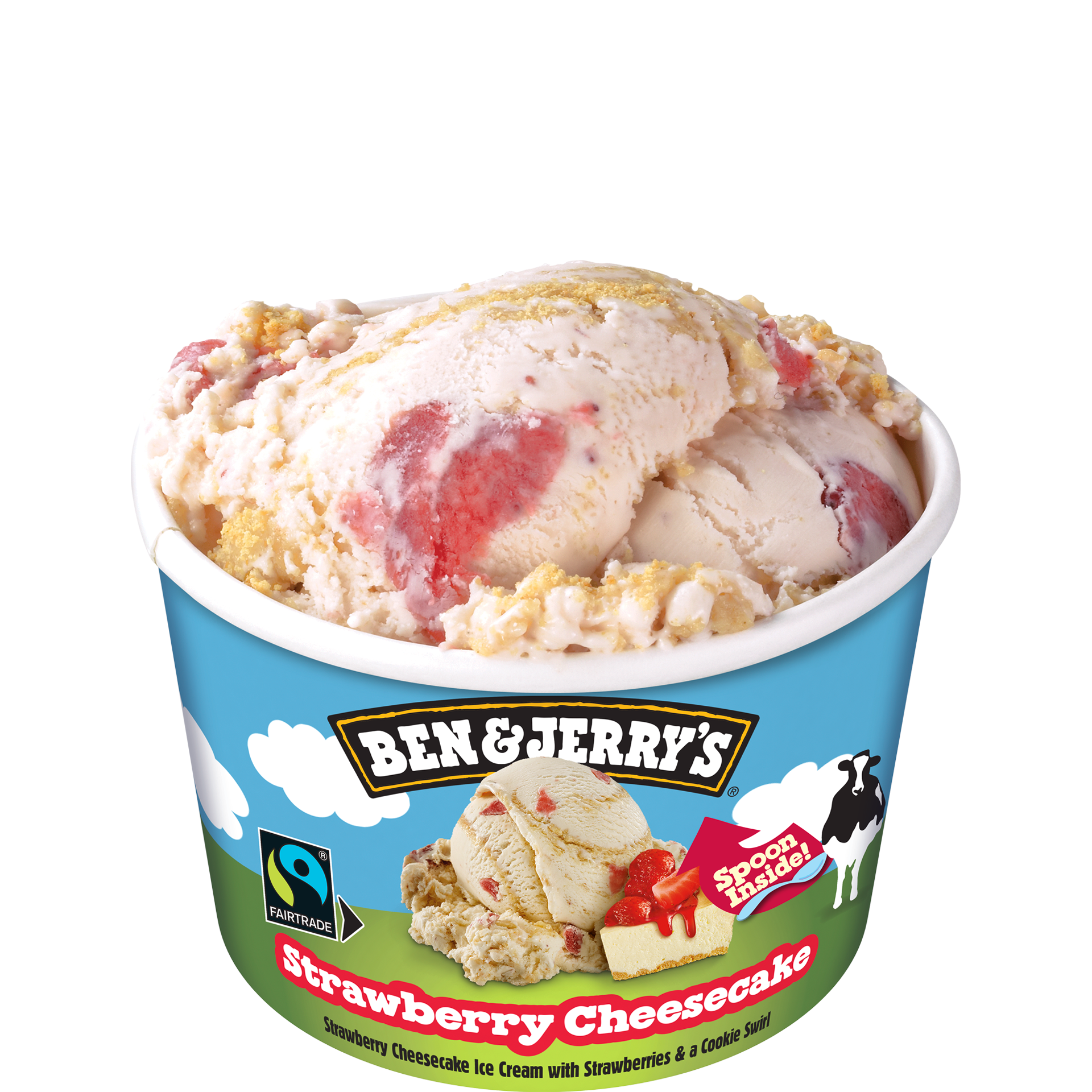 Strawberry Cheesecake Ice Cream - Mini Cup