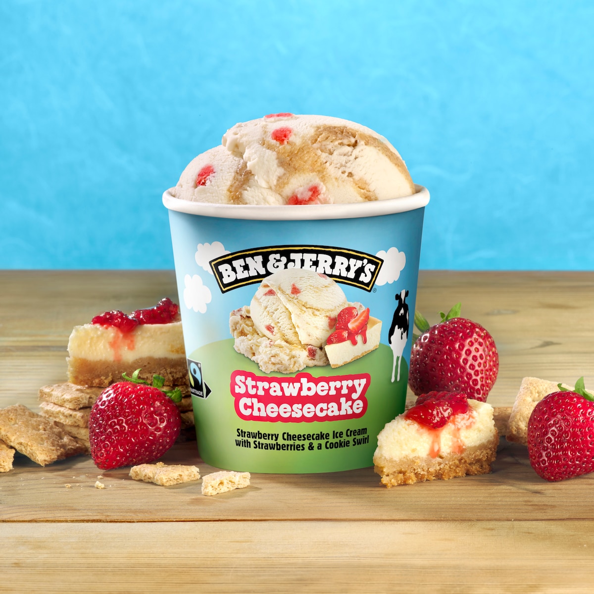 Strawberry Cheesecake Ice Cream - Pint 2 / 4