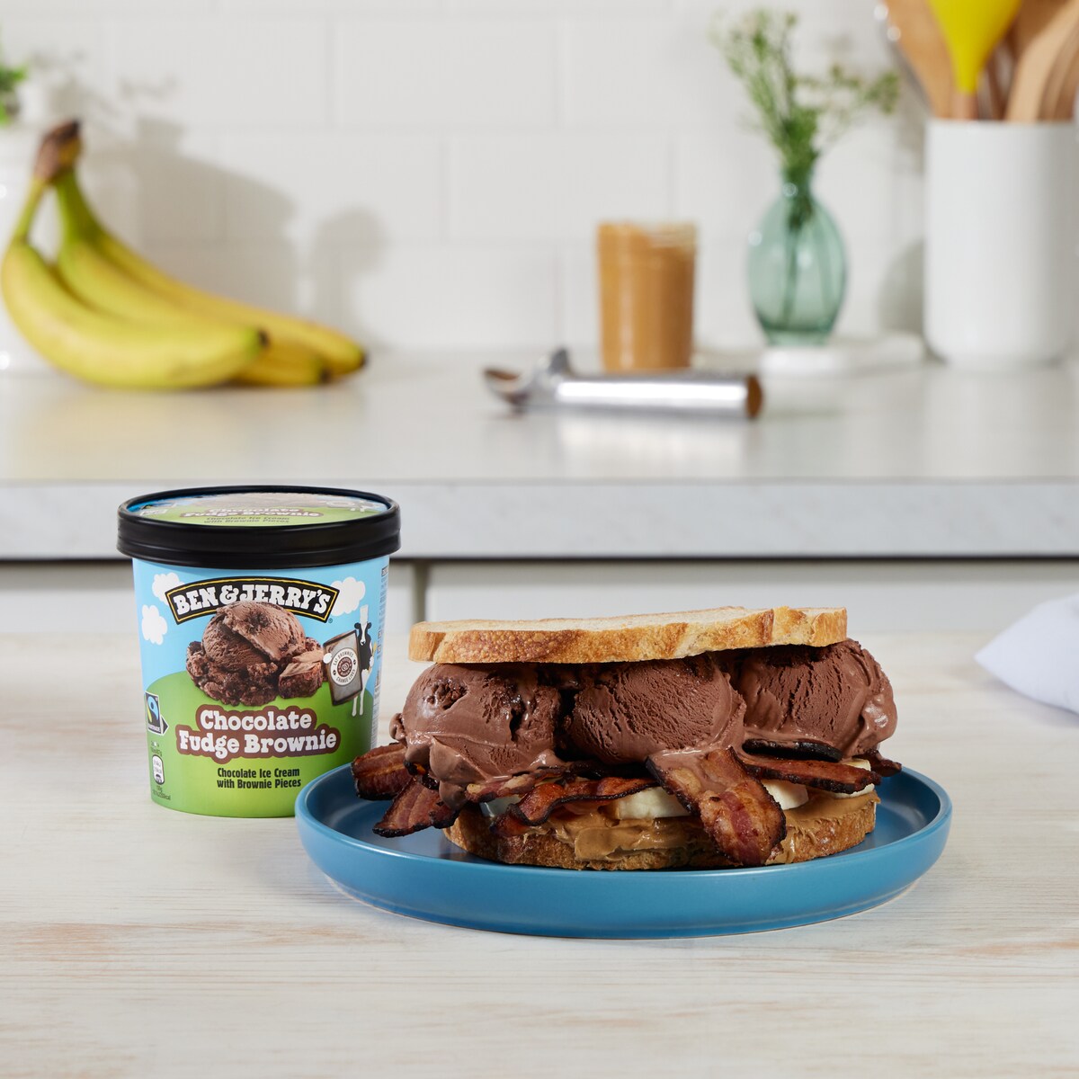 The Ben & Jerry's Bacon Breakfast Sandwich