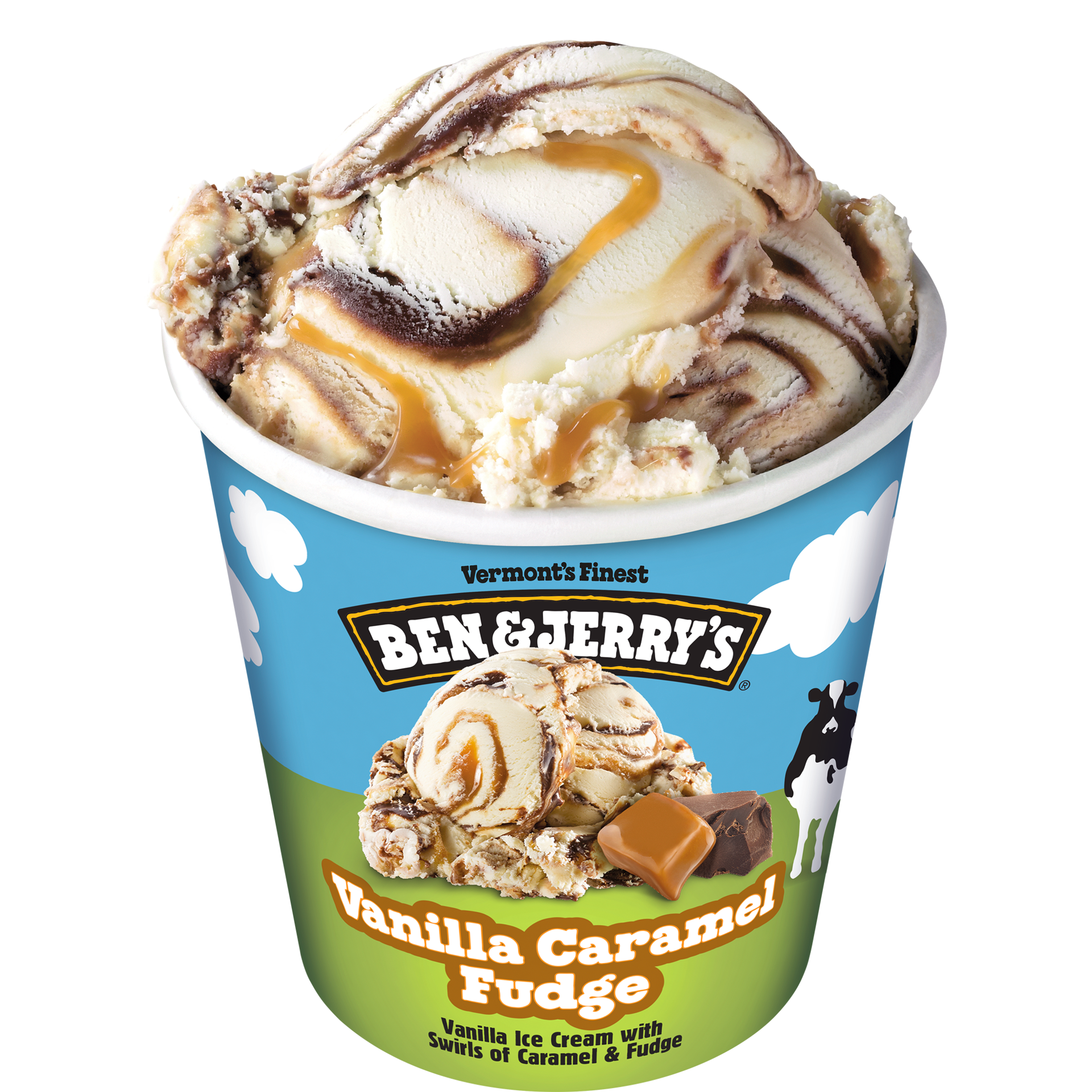 Vanilla Caramel Fudge Original Ice Cream 